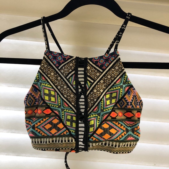 Top Bathing Suit Colourful Piece - Picture 1 of 9